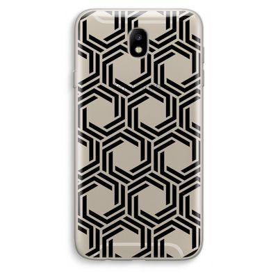 Geometrisch patroon: Samsung Galaxy J7 (2017) Transparant Hoesje