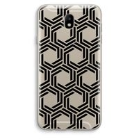 Geometrisch patroon: Samsung Galaxy J7 (2017) Transparant Hoesje