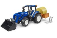 Bruder New Holland T5.120 met voorlader en laadbak Bruder New Holland T5.120 met voorlader en laadbak