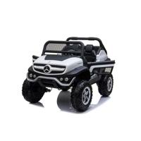 Elektrische auto voor kinderen Mercedes Benz Unimog Wit 12 V