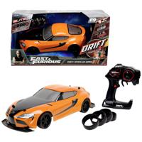 Jada Toys F & F RC Drift 2020 Toyota Supra 1:10 radiografisch bestuurbaar model Auto Elektromotor - thumbnail