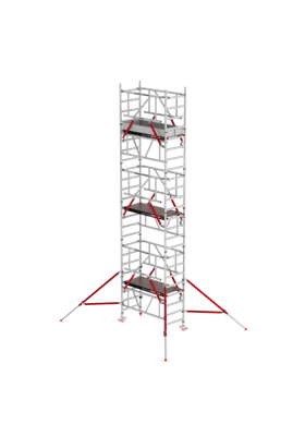 Altrex MiTOWER PLUS rolsteiger - 7.20 m werkhoogte - 0.75 m breed - 1.65 m houten platform - Safe-Quick® - C003028