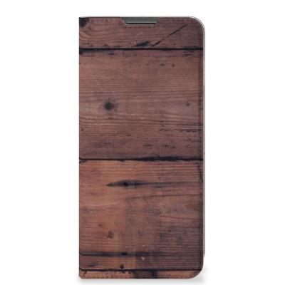 Motorola Moto G22 Book | Wallet Case | Old Wood