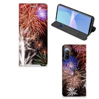 Sony Xperia 10 III Hippe | Standcase | Vuurwerk