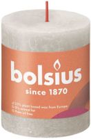 Bolsius Kaars 80X68mm Zand Grijs Rustiek - thumbnail