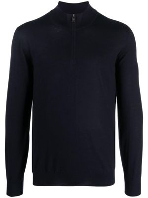 Fedeli pull léger en laine vierge - Bleu