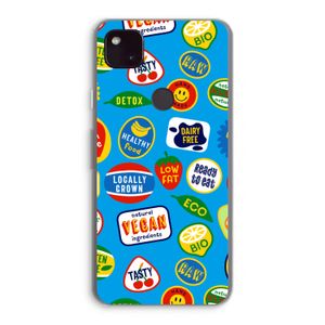 Fruitsticker: Google Pixel 4a 5G Transparant Hoesje