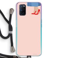High heels: Oppo A92 Transparant Hoesje met koord