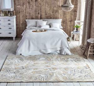 Morris & Co - Pure Pimpernel linen 28701 - 140x200 cm Vloerkleed