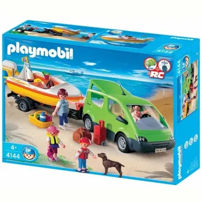 Playmobil gezinswagen-boot-4144