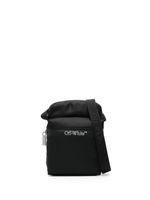 Off-White logo-print messenger bag - Noir