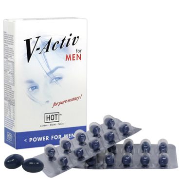 Hot Hot V-activ Pure Power Voor Mannen - 20 Stuks (20capsules)