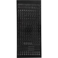 Creativ Company Stickers, kleine cijfers, vel 10x23 cm, zwart, 1 vel
