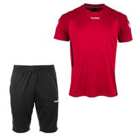 hummel Authentic Trainingsset Kids Rood Zwart