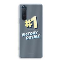 Victory Royale: Sony Xperia 5 II Transparant Hoesje
