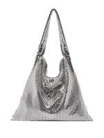 Rabanne sac cabas en maille métallique - Argent