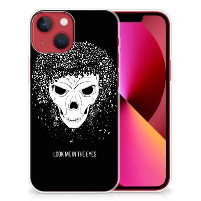 Silicone Back Case Apple iPhone 13 Skull Hair Silicone Back Case Apple iPhone 13 Skull Hair