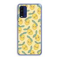 Citroenen: Xiaomi Redmi 9T Transparant Hoesje Citroenen: Xiaomi Redmi 9T Transparant Hoesje