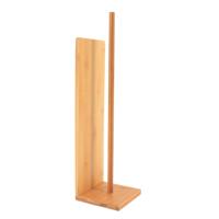 Wc/toiletrolhouder reservoir - lichtbruin - bamboe hout - 48 cm