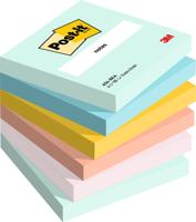 Memoblok 3m post-it 654 76x76mm beachside colour | 12 stuks