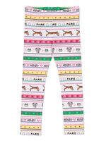 Kenzo Kids legging à imprimé graphique - Rose - thumbnail