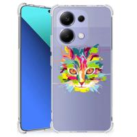 Xiaomi Redmi Note 13 4G Stevig | Bumper Hoesje | Cat Color