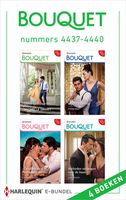 Bouquet e-bundel nummers 4437 - 4440 - Annie West, Michelle Smart, Joss Wood, Pippa Roscoe - ebook - thumbnail