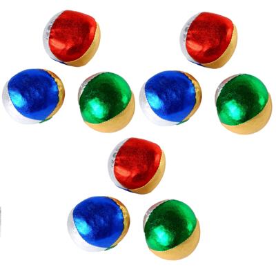 Jongleerballen - 9x - gekleurd metallic - 6 cm - jongleren - ballen gooien - speelgoed Jongleerballen - 9x - gekleurd metallic - 6 cm - jongleren - ballen gooien - speelgoed