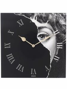 Fornasetti horloge à imprimé Lina Cavalieri - Noir