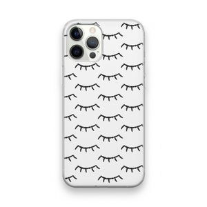 Wimpers: iPhone 12 Pro Transparant Hoesje
