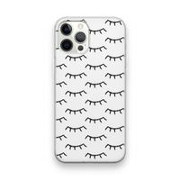 Wimpers: iPhone 12 Pro Transparant Hoesje