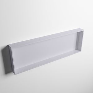 MONDIAZ EASY Nis 89,5x29,5cm in solid surface kleur Cale | Cale. 1 vak  geschikt voor in- of opbouw