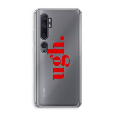 Ugh: Xiaomi Mi Note 10 Transparant Hoesje