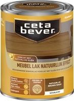 Cetabever Meubel Lak Natuurlijk Effect Mat - Brown Wash - 0,75 liter - thumbnail