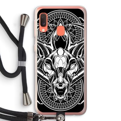 Oh Deer: Samsung Galaxy A20e Transparant Hoesje met koord