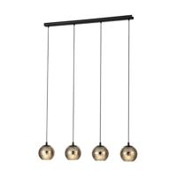 Stars of Light Hanglamp 4-lichtsLemorieta zwart - 39686