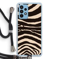 Arizona Zebra: Samsung Galaxy A52 Transparant Hoesje met koord