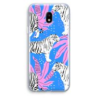Tijger: Samsung Galaxy J3 (2017) Transparant Hoesje