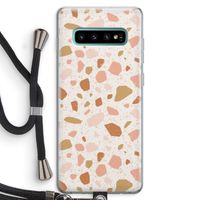 Terrazzo N°18: Samsung Galaxy S10 Plus Transparant Hoesje met koord