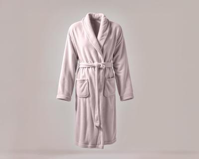 Dreamhouse Coral fleece Badjas Poeder roze 1-2 jaar