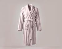 Dreamhouse Coral fleece Badjas Poeder roze 1-2 jaar
