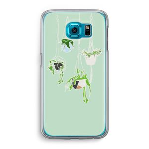 Hang In There: Samsung Galaxy S6 Transparant Hoesje