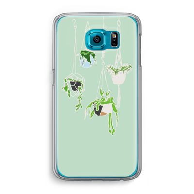 Hang In There: Samsung Galaxy S6 Transparant Hoesje