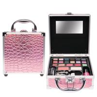 Casuelle mini make-up koffer roze 25-delig