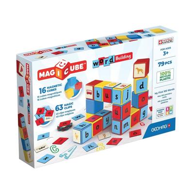 Geomag - Magicube Woorden Bouwen - 55-delig