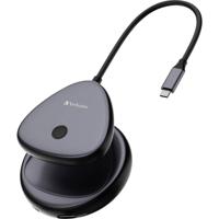 Verbatim 32147 USB-C / HDMI Adapter [1x USB-C - 1x HDMI] Zwart, Grijs 15 cm