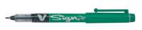 Pilot Fineliner V-Sign Pen groen