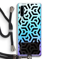 Crazy pattern: Huawei P30 Transparant Hoesje met koord
