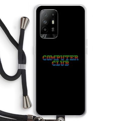 Retro: Oppo A95 5G Transparant Hoesje met koord