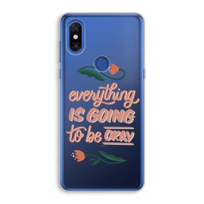 Optimistic flower girl: Xiaomi Mi Mix 3 Transparant Hoesje